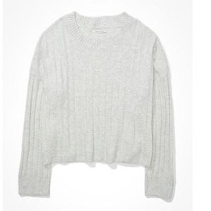 AE cropped dreamspun crew neck sweater